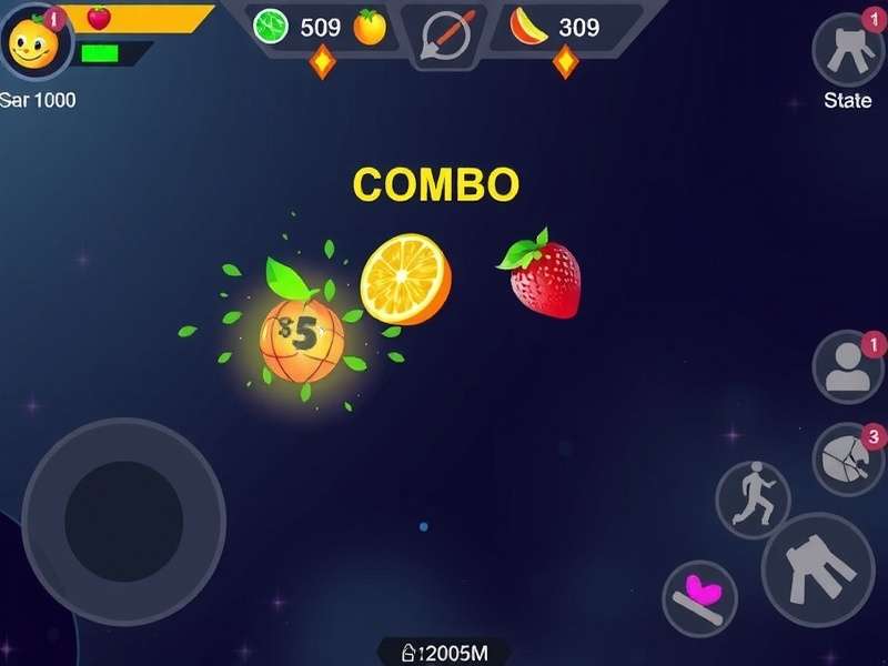 Fruit Chop Champion Gameplay Screenshot